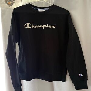 Champion Dark Sweatshirt with Logo